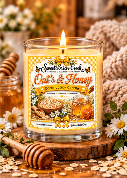 Oats 'n Honey Coconut Soy Candle