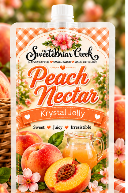 Peach Nectar Krystal Jelly Squeeze for wax warmers.