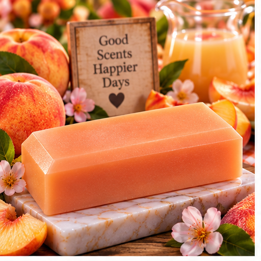 Peach Nectar Coconut Milk Glycerin Soap