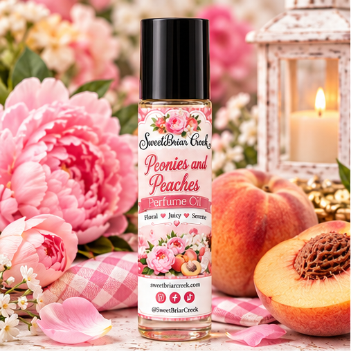 Peonies & Peaches Roll on Perfume Oil