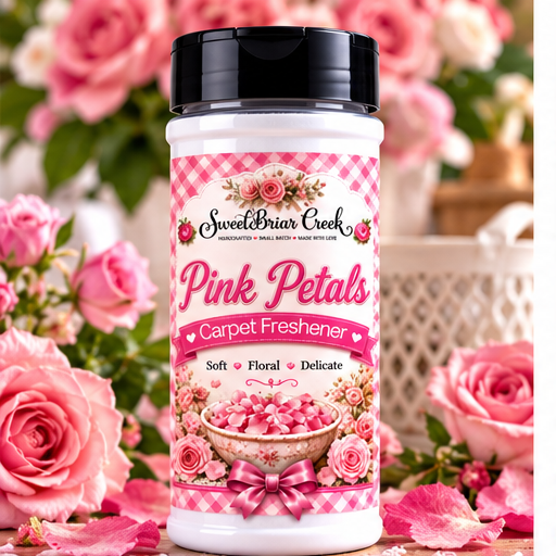 Pink Petals Carpet Freshener Powder