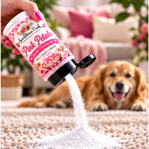 Pink Petals Carpet Freshener Powder