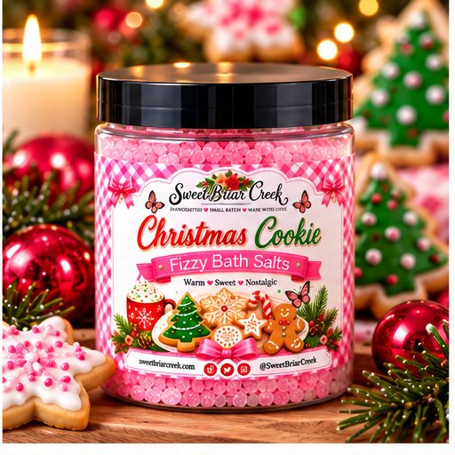 Christmas Cookie Fizzy Bath Salt Soak