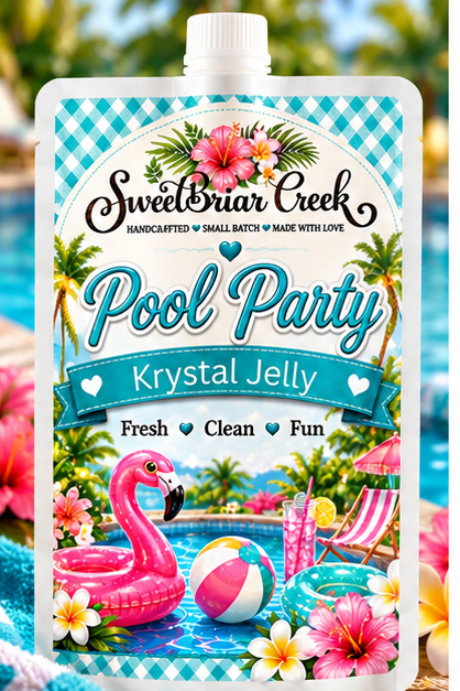 Pool Party Krystal Jelly Squeeze for wax warmers.