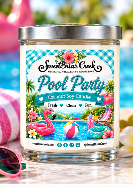 Pool Party Coconut Soy Candle