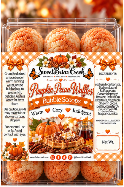 Pumpkin Pecan Waffles Bubble Scoop
