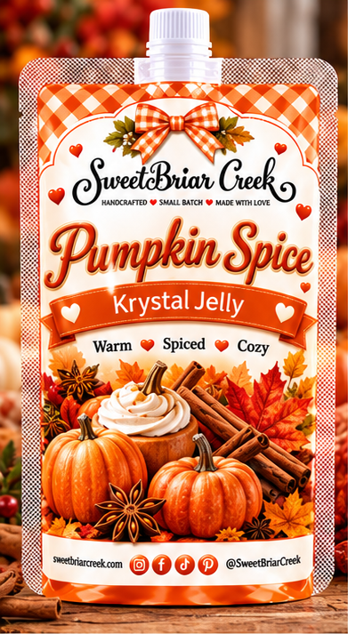 Pumpkin Spice Latte Krystal Jelly Squeeze for wax warmers