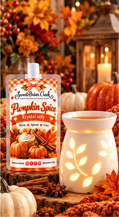 Pumpkin Spice Latte Krystal Jelly Squeeze for wax warmers