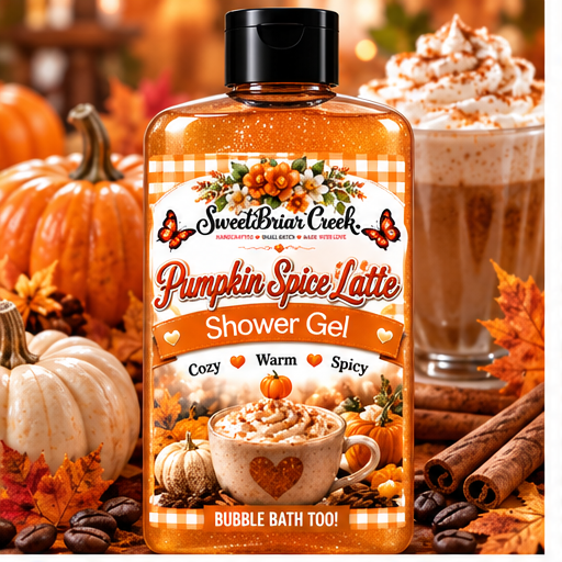 Pumpkin Spice Latte Shower Gel + Bubble Bath
