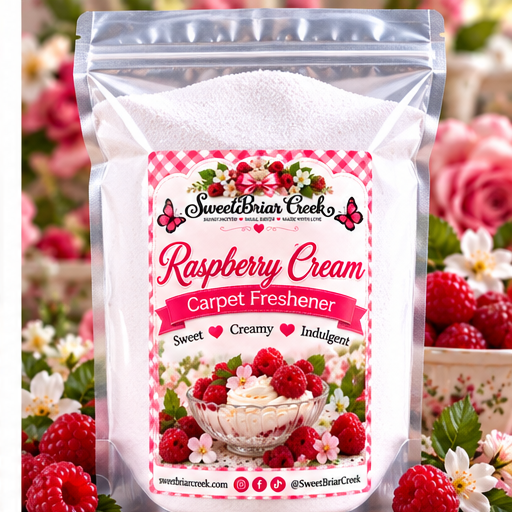 Raspberry Cream Carpet Freshener Powder