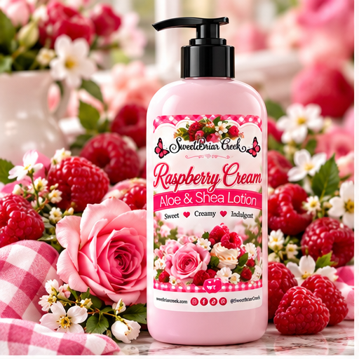 Raspberry Cream Shea & Aloe Body Lotion