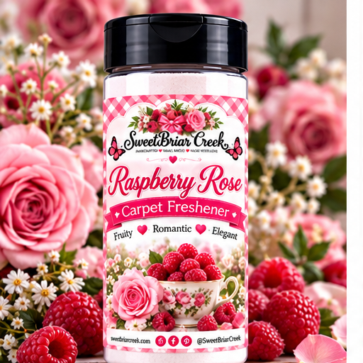 Raspberry Rose Carpet Freshener Powder