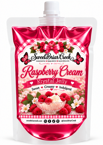 Raspberry Cream Krystal Jelly Squeeze for wax warmers