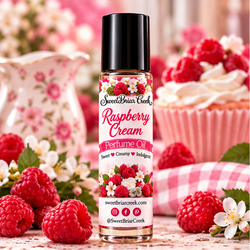 Raspberry Cream Roll on Perfume Oil