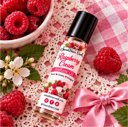 Raspberry Cream Roll on Perfume Oil
