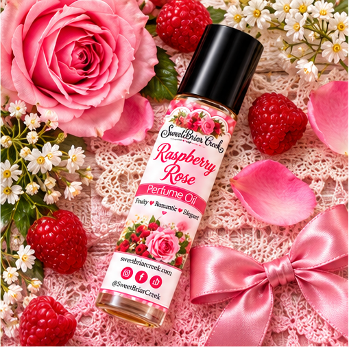 Raspberry Rose Roll on Perfume Oil
