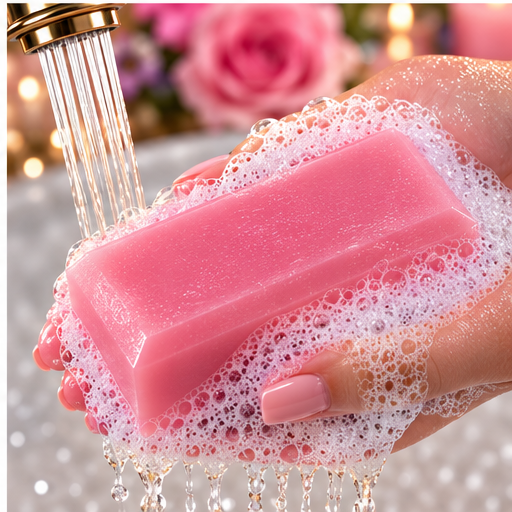 Rose & Violet Coconut Milk Glycerin Soap