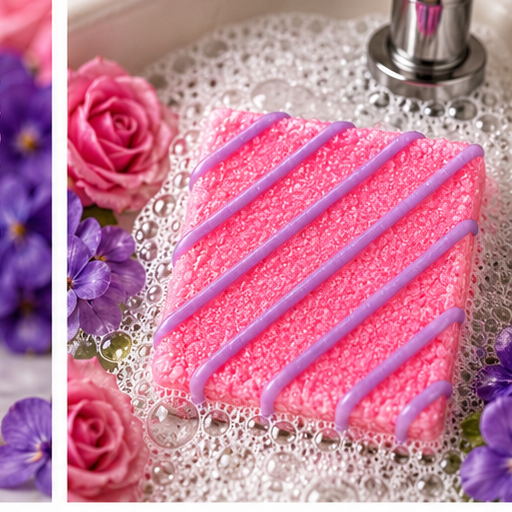 Rose & Violet Bubbly Scrub Body Bars