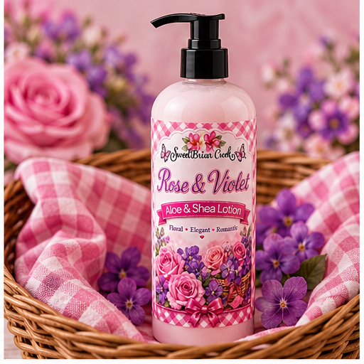 Rose & Violet Shea  & Aloe Body Lotion