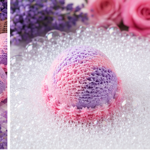 Rose & Violet Bubble Scoop