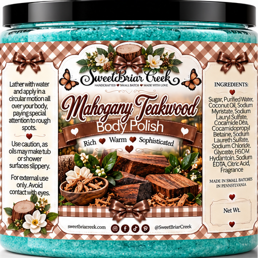 Mahogany Teakwood Body Polish