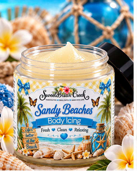 Sandy Beaches Body Icing