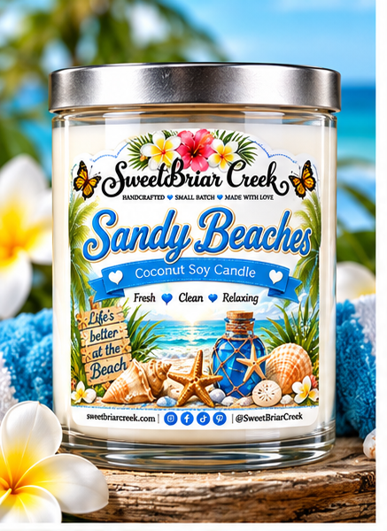 Sandy Beaches Coconut Soy Candle