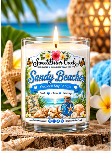 Sandy Beaches Coconut Soy Candle
