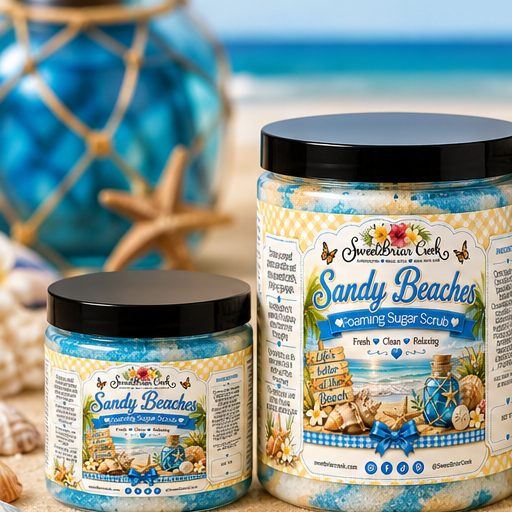 Sandy Beaches Foaming Sugar Scrub