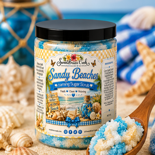 Sandy Beaches Foaming Sugar Scrub