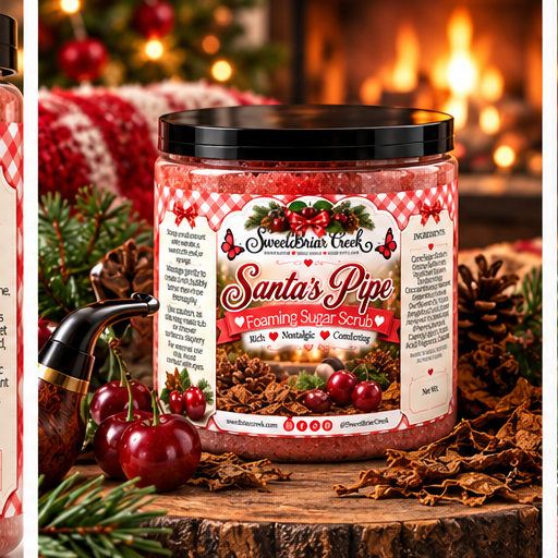 Santa's Pipe Foaming Sugar Scrub