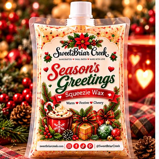 Season's Greetings Squeezie Wax + Scoopable melts for Waxwarmer