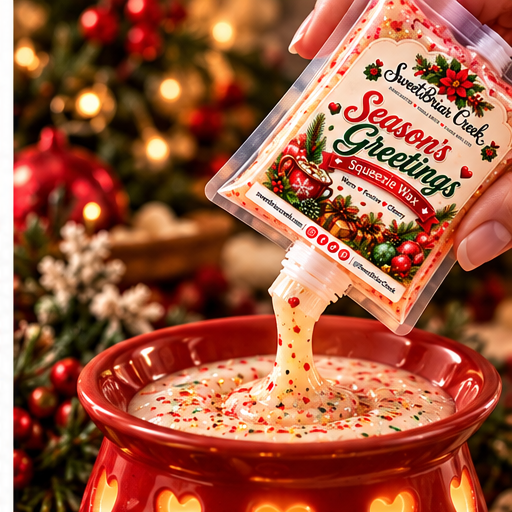 Season's Greetings Squeezie Wax + Scoopable melts for Waxwarmer
