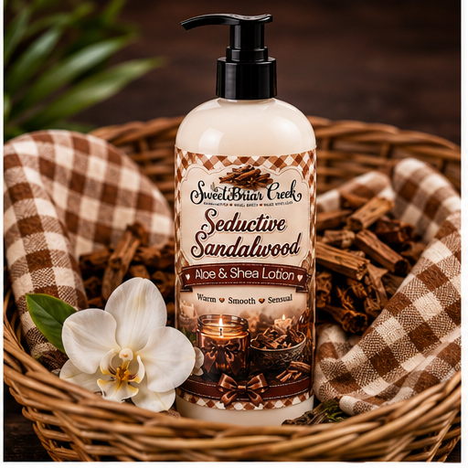 Seductive Sandalwood  Shea & Aloe Body Lotion