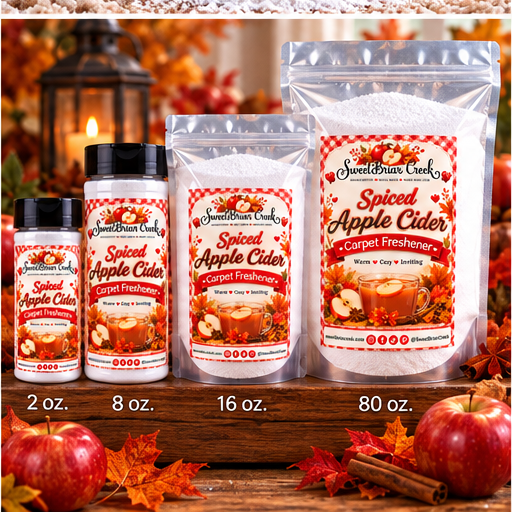 Spiced Apple Cider Carpet Freshener Powder