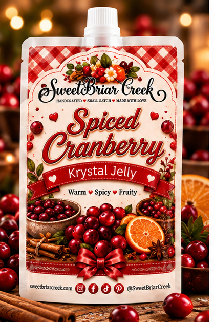 Spiced Cranberry Krystal Jelly Squeeze for wax warmers.