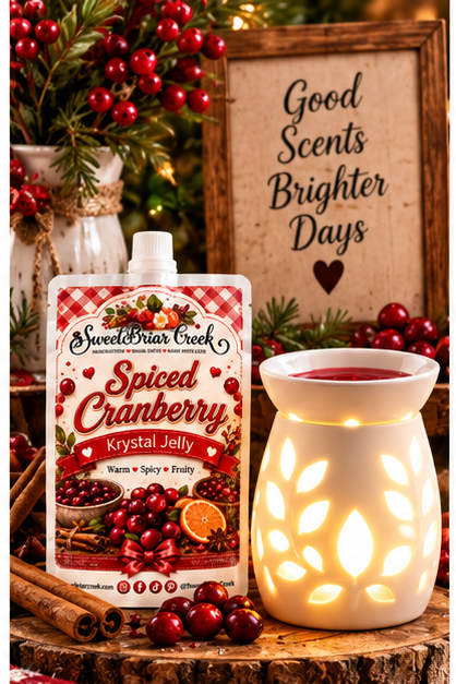 Spiced Cranberry Krystal Jelly Squeeze for wax warmers.