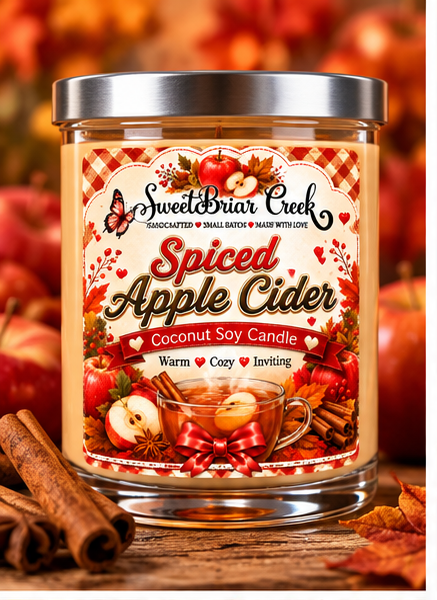 Spiced Apple Cider Coconut Soy Candle