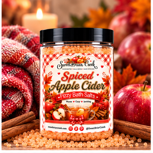 Spiced Apple Cider Fizzy Bath Salt Soak