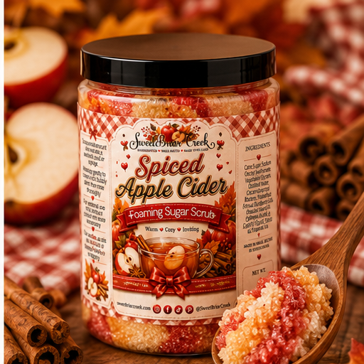 Spiced Apple Cider Foaming Sugar Scrub