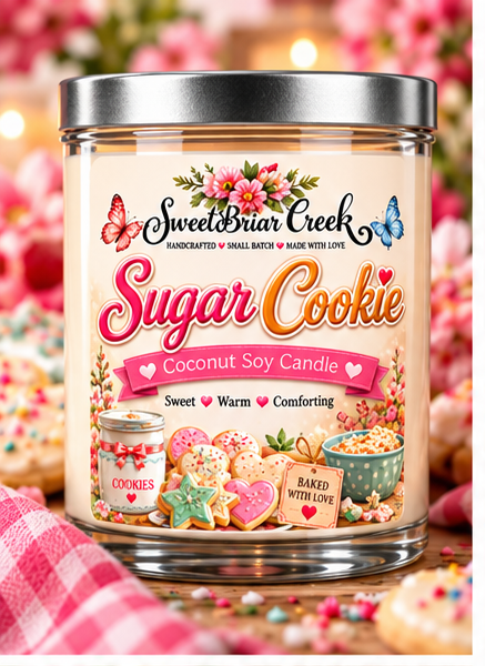 Sugar Cookie Coconut Soy Candle