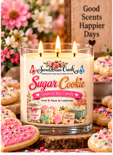 Sugar Cookie Coconut Soy Candle