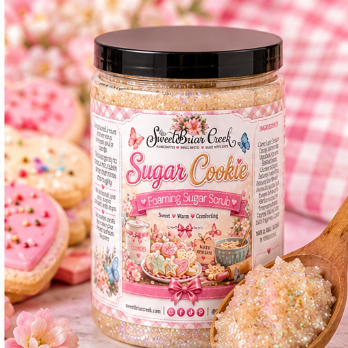 Sugar Cookie Foaming Sugar Scrub