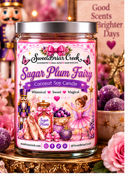 Sugar Plum Fairy Coconut Soy Candle