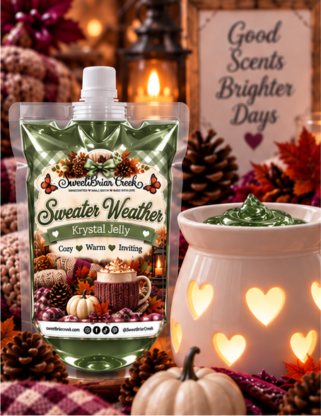 Sweater Weather Krystal Jelly Squeeze for wax warmers