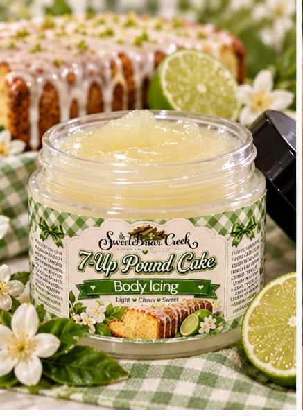 7-UP Pound Cake Body Icing