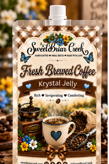 Fresh Brewed Coffee Krystal Jelly Squeeze for wax warmers.
