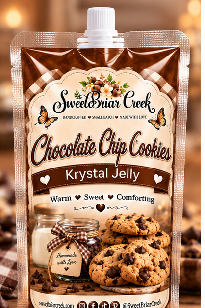 Chocolate Chip Cookies Krystal Jelly Squeeze for wax warmers