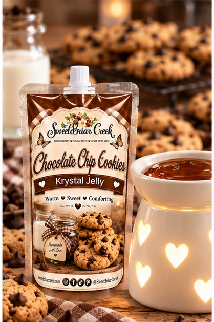 Chocolate Chip Cookies Krystal Jelly Squeeze for wax warmers