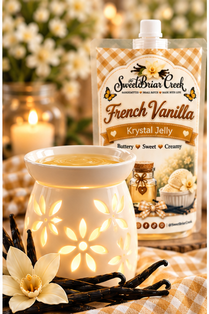 French Vanilla Krystal Jelly Squeeze for wax warmers